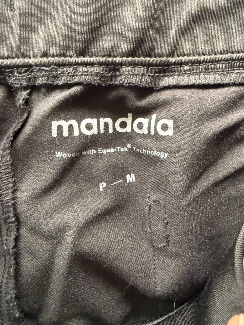 Mandala Equa-Tek Scrub Pants, Black, Size Petite Medium (P-M) - Picture 4 of 6